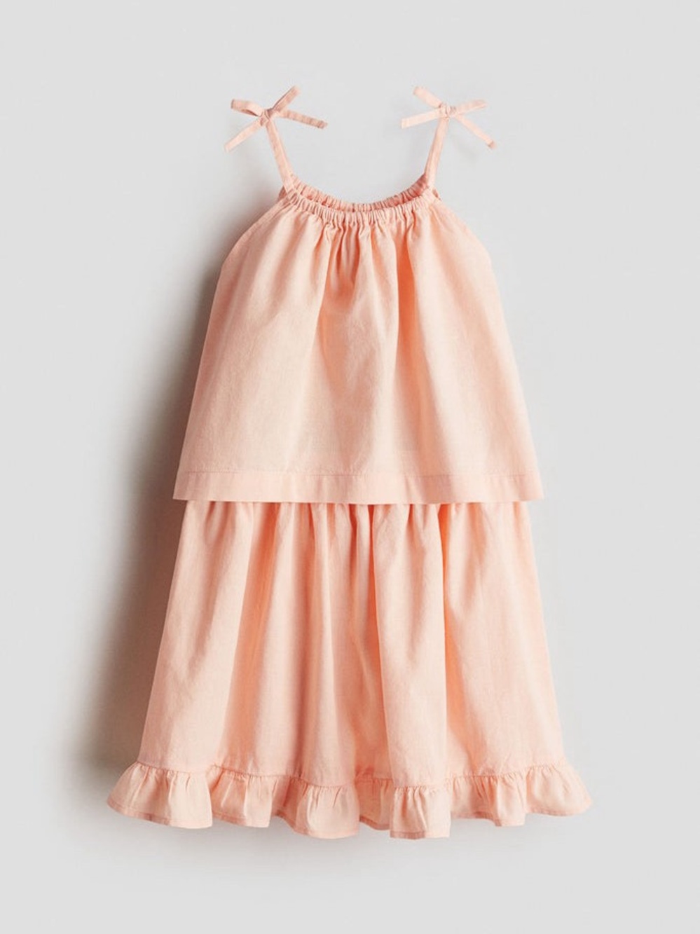 H+M Girls Linen Blend Set